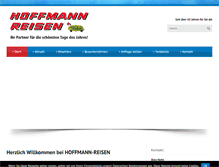 Tablet Screenshot of hoffmann-reisen.de